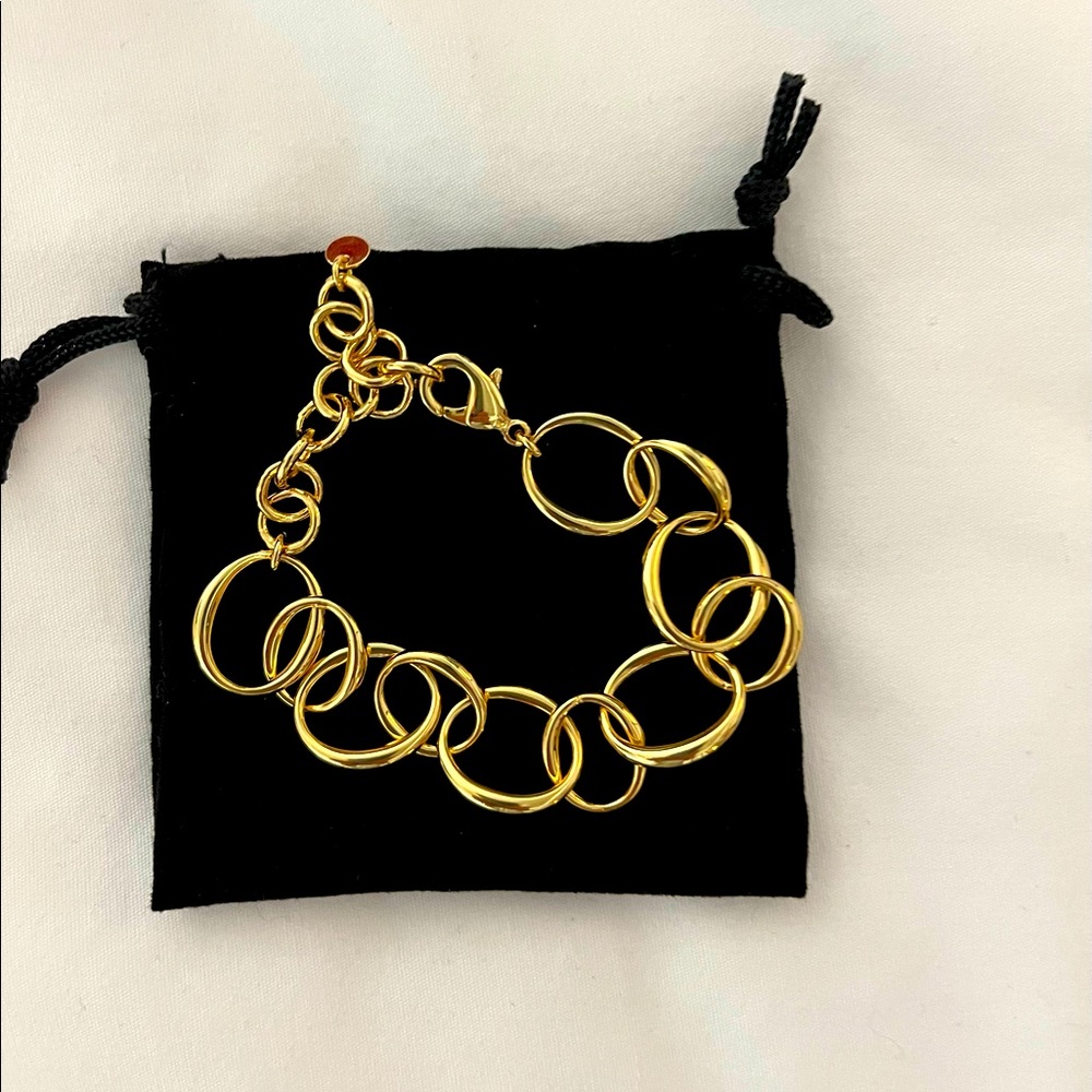 Luv AJ Gold Tone Bracelet